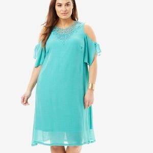 NWOT Jessica London A-line Applique Dress Size 16W